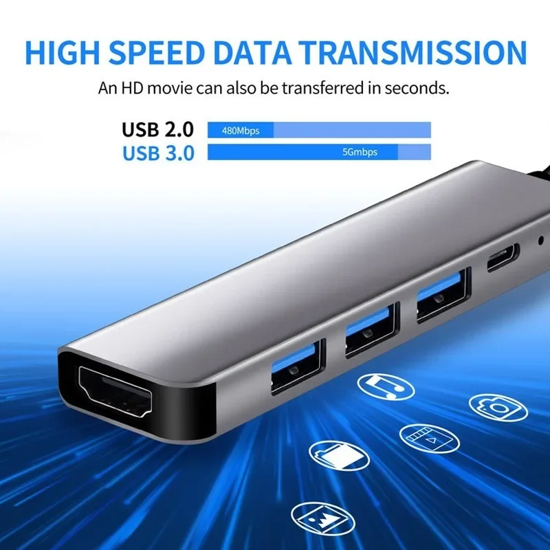 USB 3.1 CŸ -HDMI ȣȯ , ƺ , , ȭ Ʈ,  3.0 PD , 4K Ʈ 3 USB C 