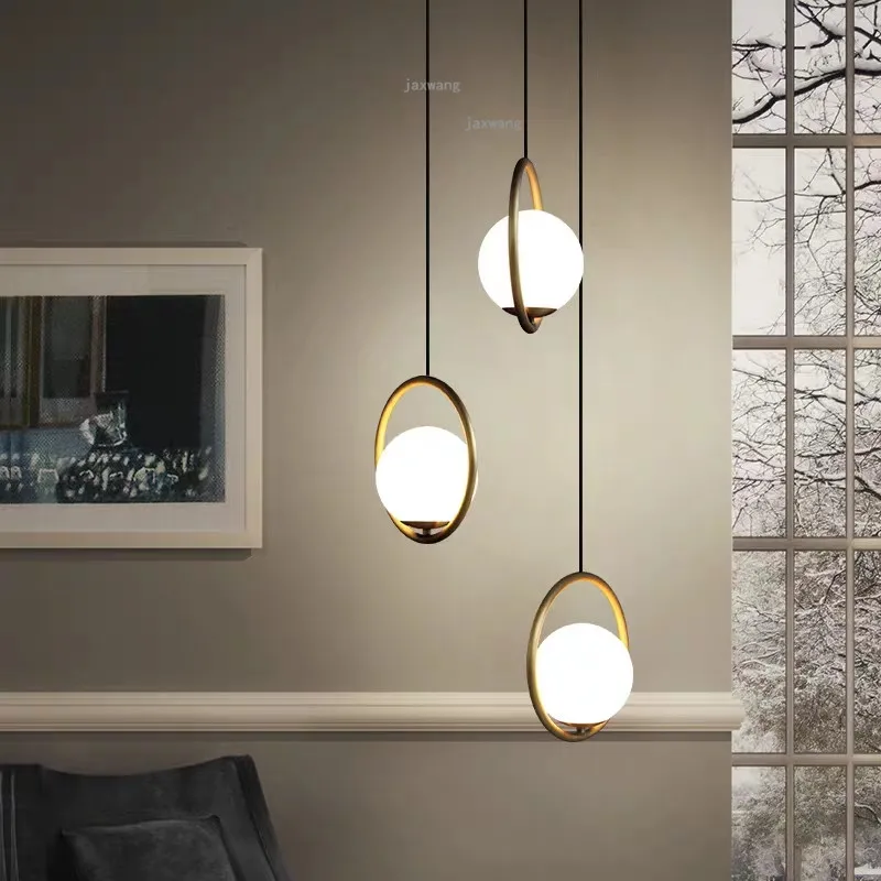 Modern Pendant Ceiling Lamps Glass LED 