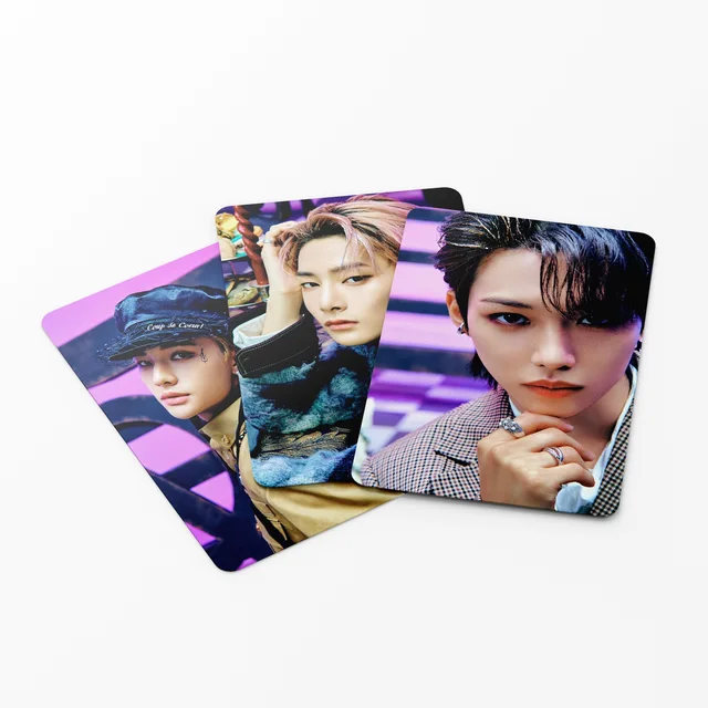 55Pcs/Set Divat Kpop Kóbor Gyerekek Lomo Kártyák Új Album Boys Photocards Straykids Photo Card Képeslap Rajongói Gyűjtemény - Image 5