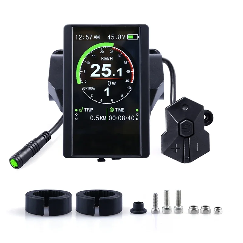 

Electirc bike Bafang 8fun BBS01 BBS02 BBSHD 850C LCD Display For Mid-drive Hub Motor