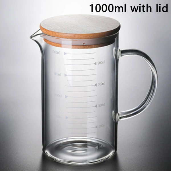 Bicchiere graduato in vetro borosilicato ad alta densità for
