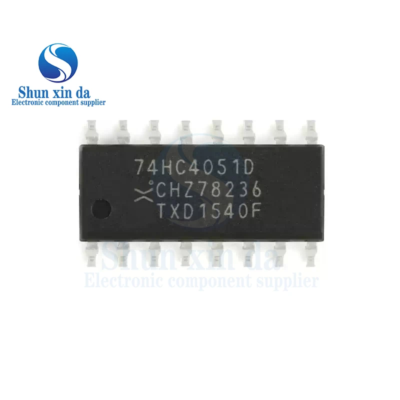 10PCS 74HC4051D 74HC4051 SOIC-16 Encoder Decodificatori Multiplexer Demultiplexer IC LOGICO SERIE SMD IC 74HC4051D,653 - immagine 2