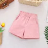 2025 New Summer Kids Wears Children Shorts Cotton Linen Pants Girls Pant Cartoon Casual Pants 4-10 Years 6