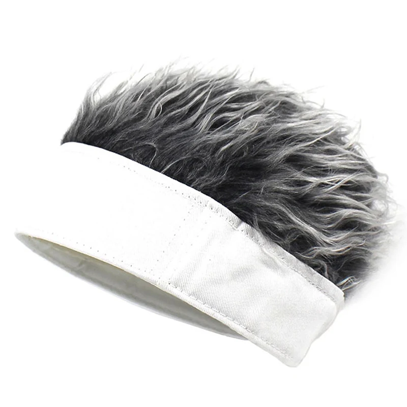 Cap Hat Men Hats Men Women Beanie Wig Hat Fun Short Hair Caps Breathable Soft for Party Outdoor Rock Punk Camouflage Hat Wigs Beanie Cap