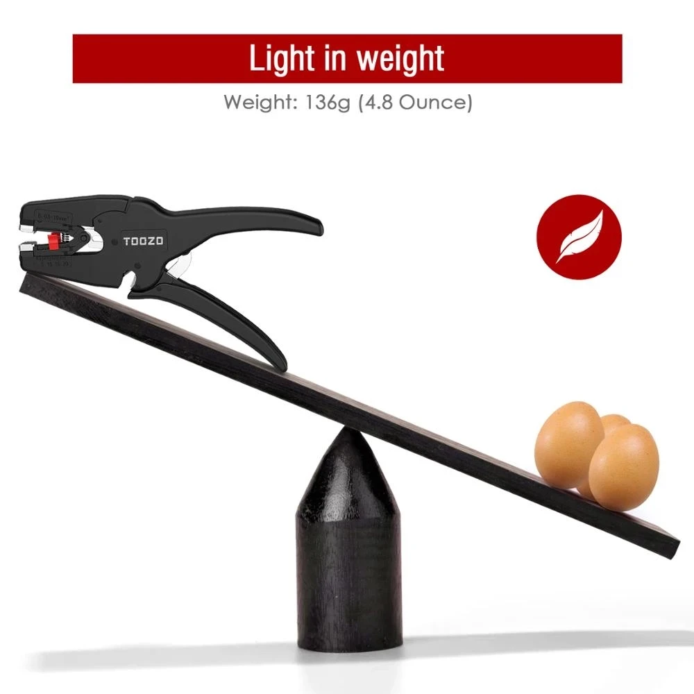 Automatic Wire Stripper and Cutter,Heavy Duty Wire Stripping Tool 2 in 1 for Wire Stripping,Cutting 5-20mm/(0.25-0.75inch) image 3