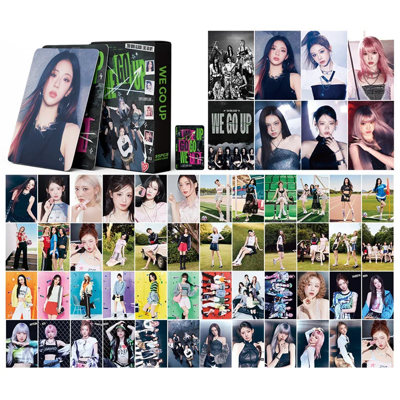 Kpop 55pcs/set Babymonster 2nd Mini Album Postcards WE GO UP