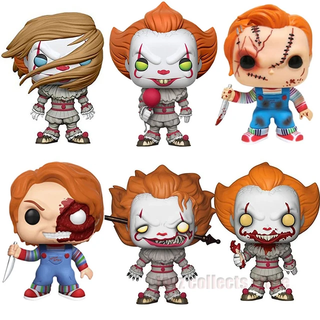 Funko Pop-figuras de acción de películas de terror, muñecos coleccionables  de vinilo Chucky #315 #798 #472 PennyWise #473 #474 #475 #543 #544 # -  AliExpress