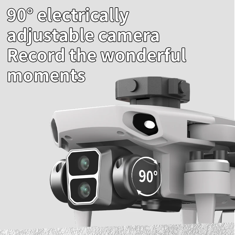 Vue aérienne capturée par le drone GPS L106-1 avec caméra 4K HD WiFi 5G, montrant un paysage urbain.