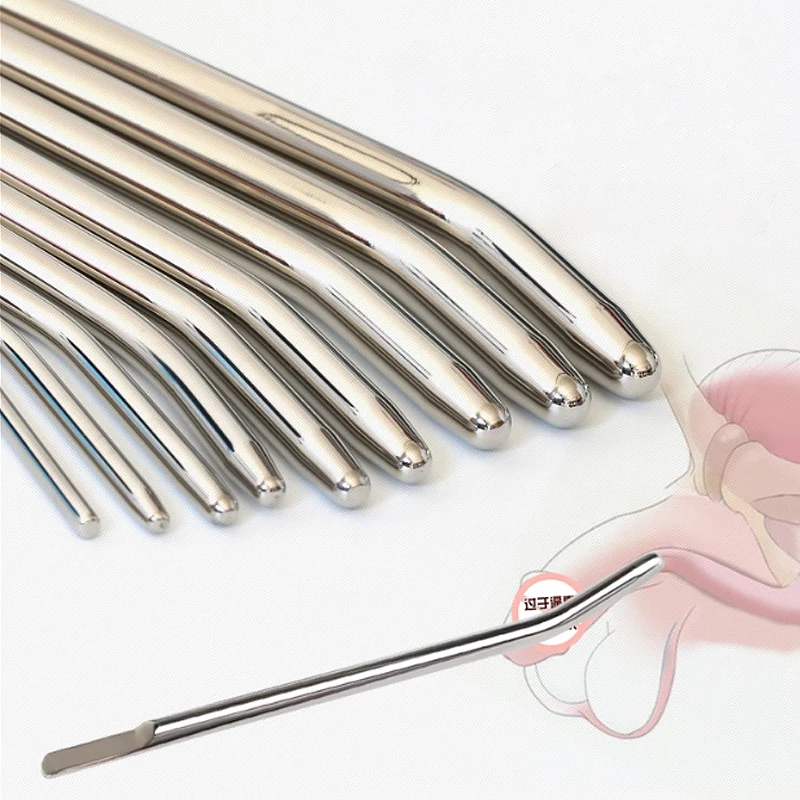 Adult Penis Sex Toys For Men Plug Stretching Male Private Goods Stainless Steel Catheters Urethral Sounds Dilators