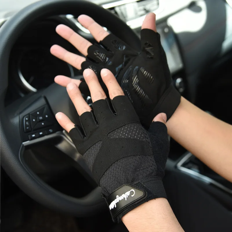 Cycling Fingerless Gloves for Men Women Motorcycle Summer Bicycle Fitness Gym Sports Weightlifting Breathable Cycling Gloves 4