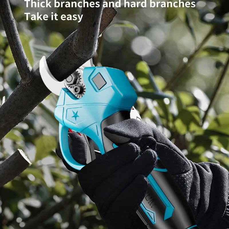 Electric Pruning Shears Cordless Electric Scissors Pruning Shears Brushless Garden Pruner Tree Branch Pruner for Makita Battery