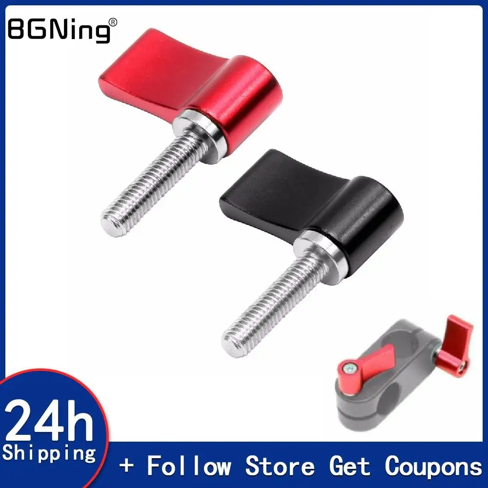 L Type M5 20mm Handle Thumb Screw Male Threading Rotating Knob Adjustable Rotating Knob Thumb Lever Screw With Single Wing