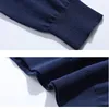 New 100% Cotton Sweater Men Long Sleeve Cardigan Mens V-Neck Sweaters Loose Solid Button Fit Knitting Casual Style Clothing 6