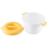 67NEW four à micro-ondes Portable cuiseur à riz cuiseur vapeur multifonctionnel 2800Ml isolation boîte à déjeuner ustensiles de cuisson à la vapeur pour micro-ondes 4