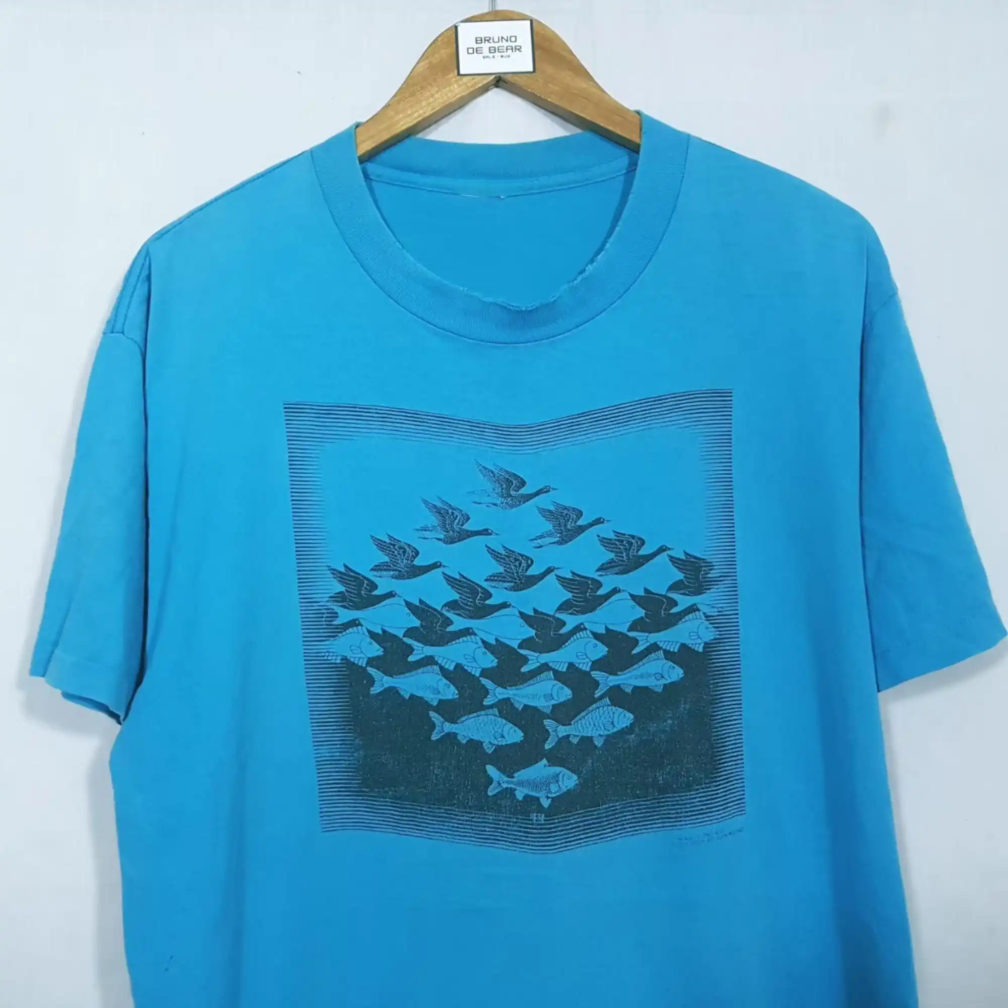 Vintage 1989'S Mc Escher Shirt Art
