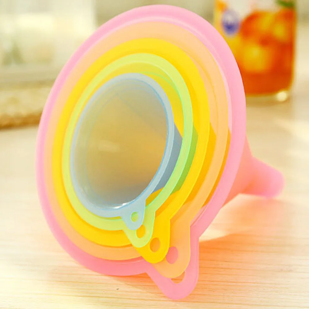 

5Pcs/Set Small Home Liquid Convenient Anti-leakage Oil Funnel Kitchen Tool Fluids Filler Funnel