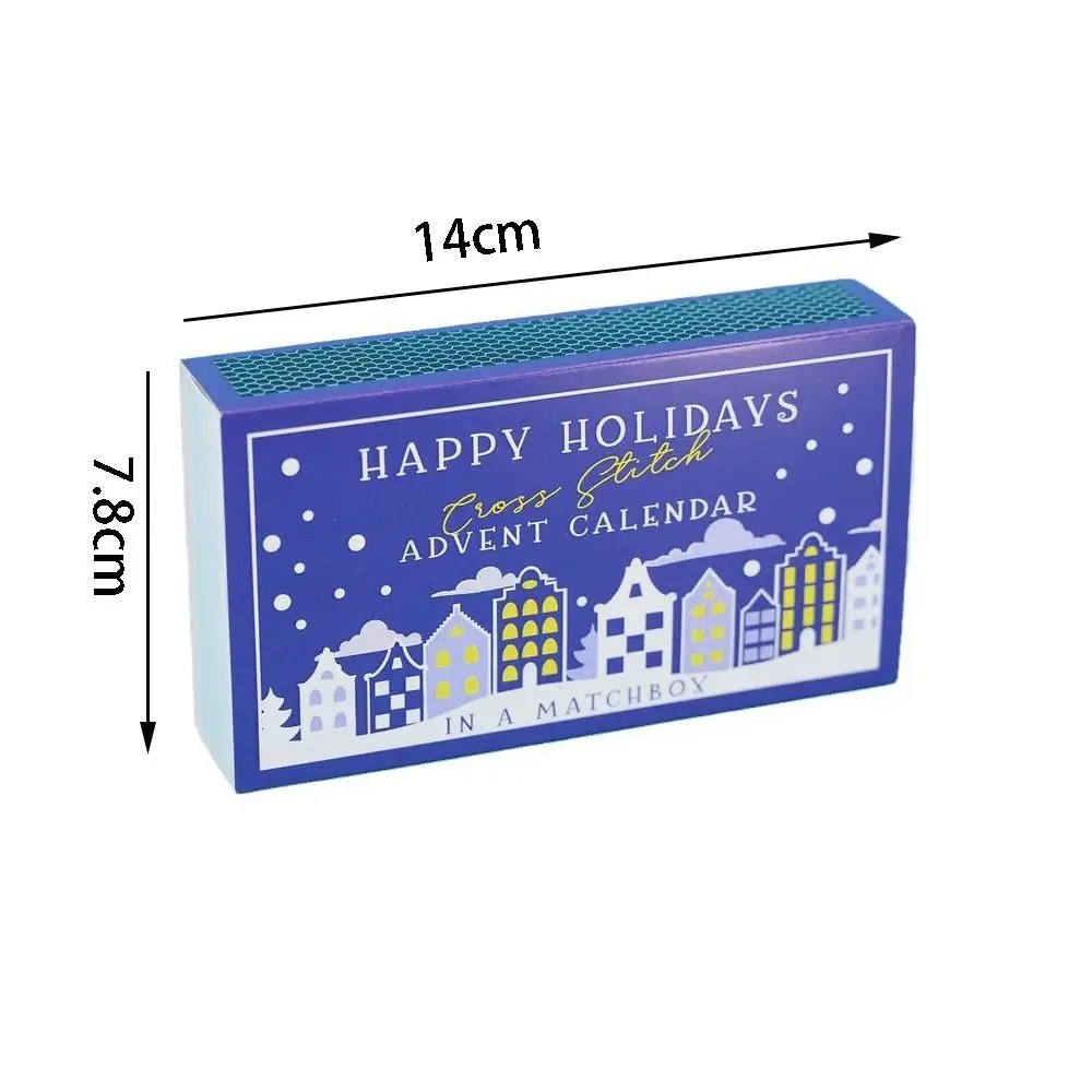 Handmake Cross Christmas Countdown Embroidery Kit Cross Stitch Advent Calendar