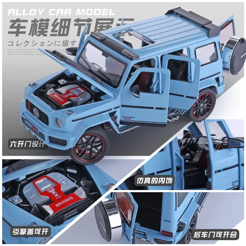 ブラバス　ゲレンデ1/24 ミニカー 1/24 ミニカー 箱入り Mercedes-Benz G-Class ブラック