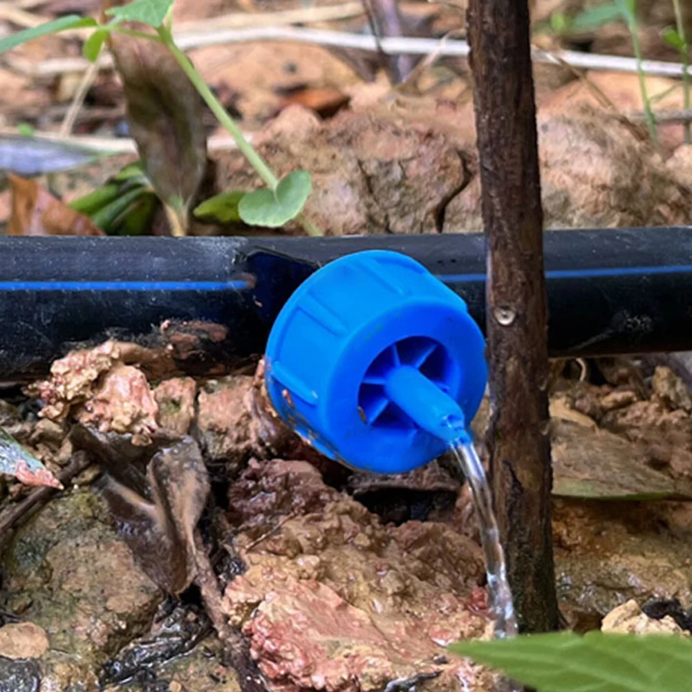 100pcs Pressure Compensating Drip Emitters Micro Connectors 2L/4L/8L Drip Irrigation Emitters Garden Irrigation System