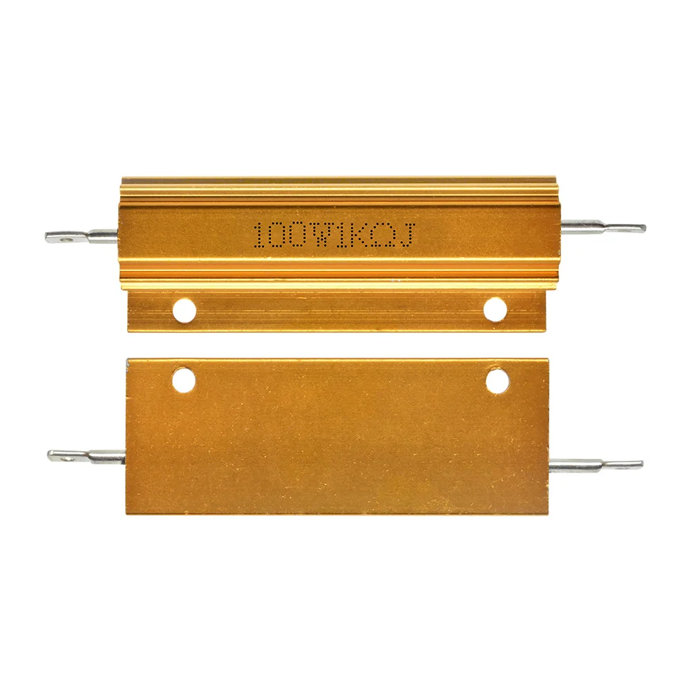 Set di 5 resistori a filo avvolto da 100 W Watt Shell Power in