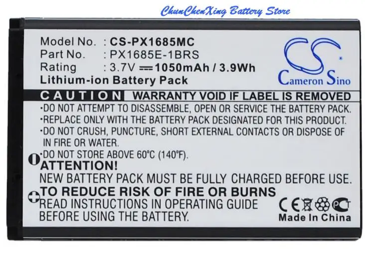

Аккумулятор GreenBattery 1050 мАч PX1685 для TOSHIBA Camileo S20, S20-B,S40, S45