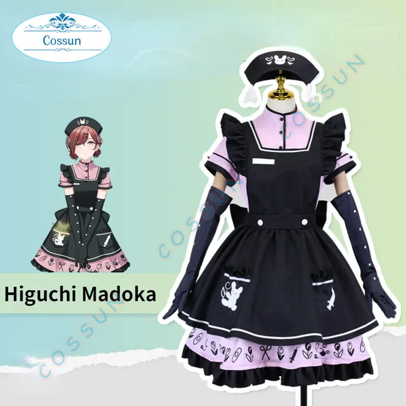 

Костюм для косплея IDOLM @ STER Higuchi Madoka, платья на Хэллоуин, Костюмы для ролевых игр, Женские аниме-игры
