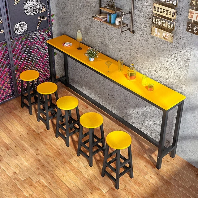 Cocktail Restaurant Wood Bar Tables Club Bistro Reception Desk Chairs Bar  Tables Coffee Alcohol Mesa Alta Bar Furniture MR50BT - AliExpress