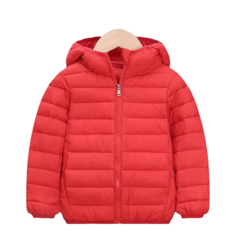 Down Jacket Children Jackets Winter Children's Jackets Light Coats Spring Hooded Coats Teens Parka Kids Jackets 4-18Y Teen Kids