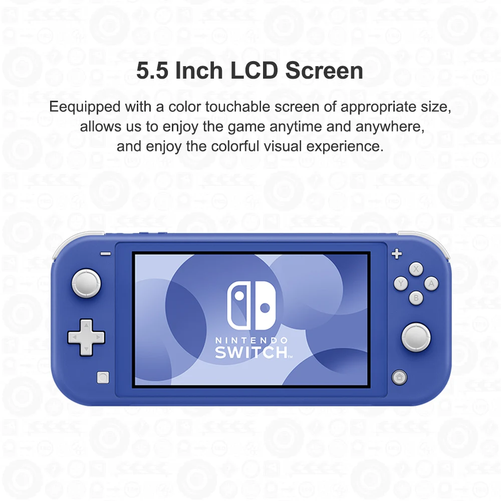 Nintendo Switch Lite Game Console 32GB Internal Storage 5.5 Inch LCD Touch  Screen Blue Turquoise Yellow Coral Available