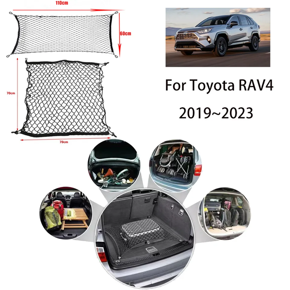 Envelope Cargo Net For Toyota RAV4 (2013–2025) – Leak-Proof Trunk Organizer