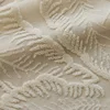 Fonflora Luxury White Thick Tulle Curtains for Living Room Leaf Window Curtains Sheer for Bedroom Voile Shades Extra Long 310cm 5