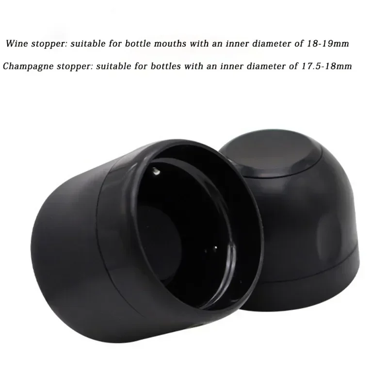 Vacuum Red Wine Champagne Stopper Rotating Lock Bottle Stopper Sparkling Wine Sealing Plug Household Red Cork Bar Tool