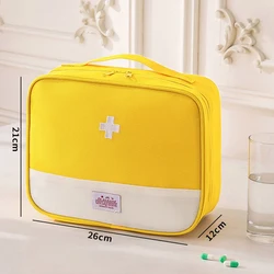 Portable Waterproof Medical Kit with Eco - Friendly Storage and Organization Features (Yellow L)