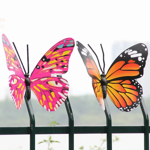 40 Cm -Es Szimulációs Pillangók Kerti Udvar Pillangó Dekoráció Szabadtéri Esküvői Karácsonyi