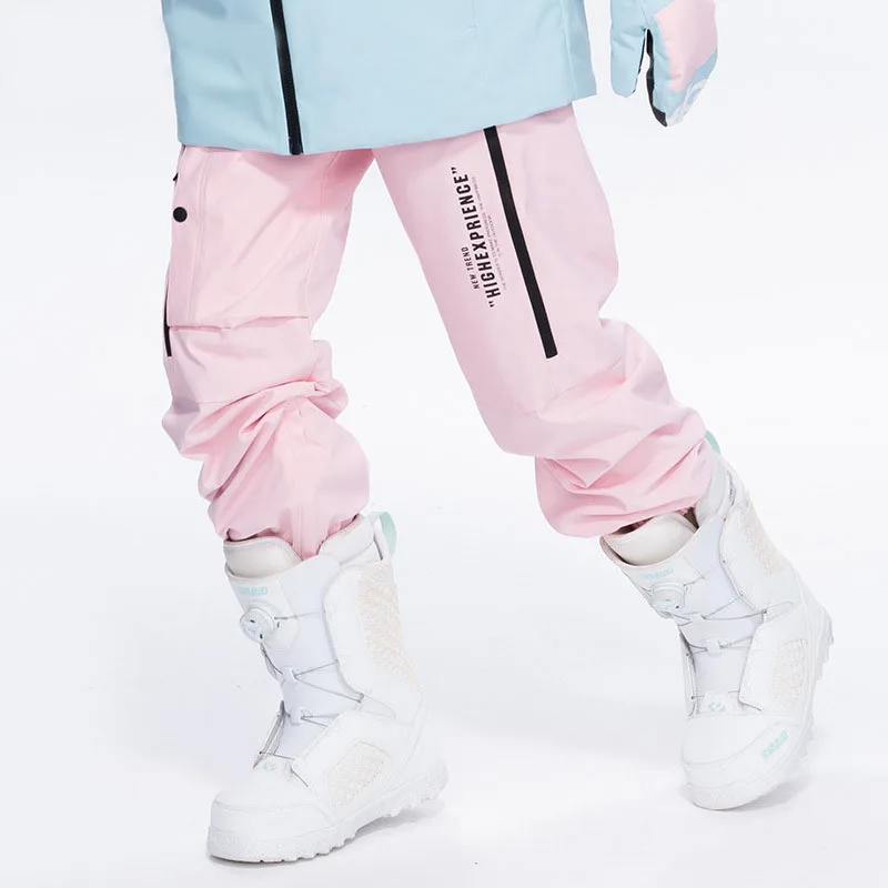 

New Women Ski Pants Outdoor Waterproof Sports Snowboard Pants Thickening Warm Men Overalls Windproof Snow Pants Winter Clothes