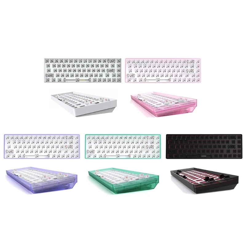

65% Mechanical Keyboard Kit-Wireless 5.0/2.4G Receiver Modes,Hotswap