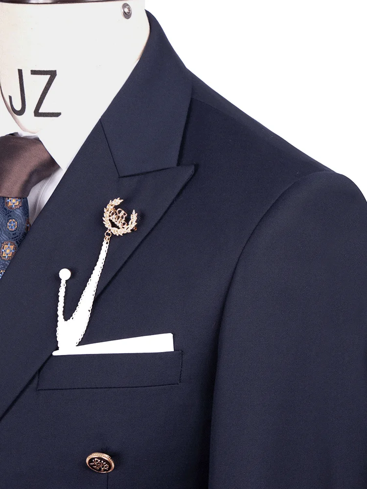 Mens Suit DAROuomo 2025 Men Suit Slim Fit Formal Business Work Wear Suits 2Pcs Set (Jacket+Pants)DR8211