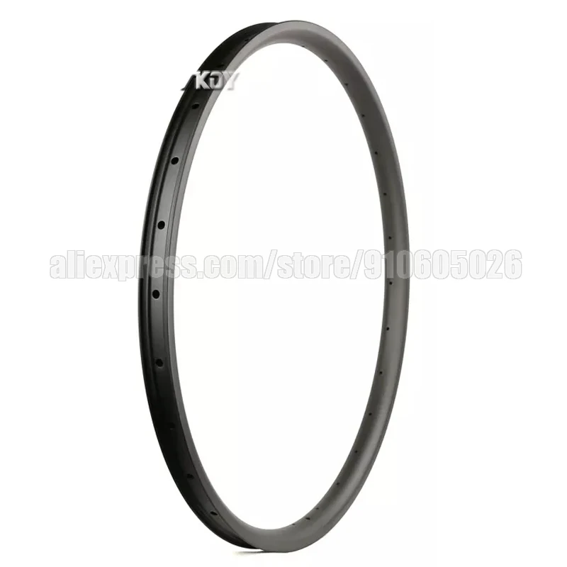 Jante VTT Carbone 26 Pouces - 28 Trous - Tubeless - Largeur 25/30 Mm - XC