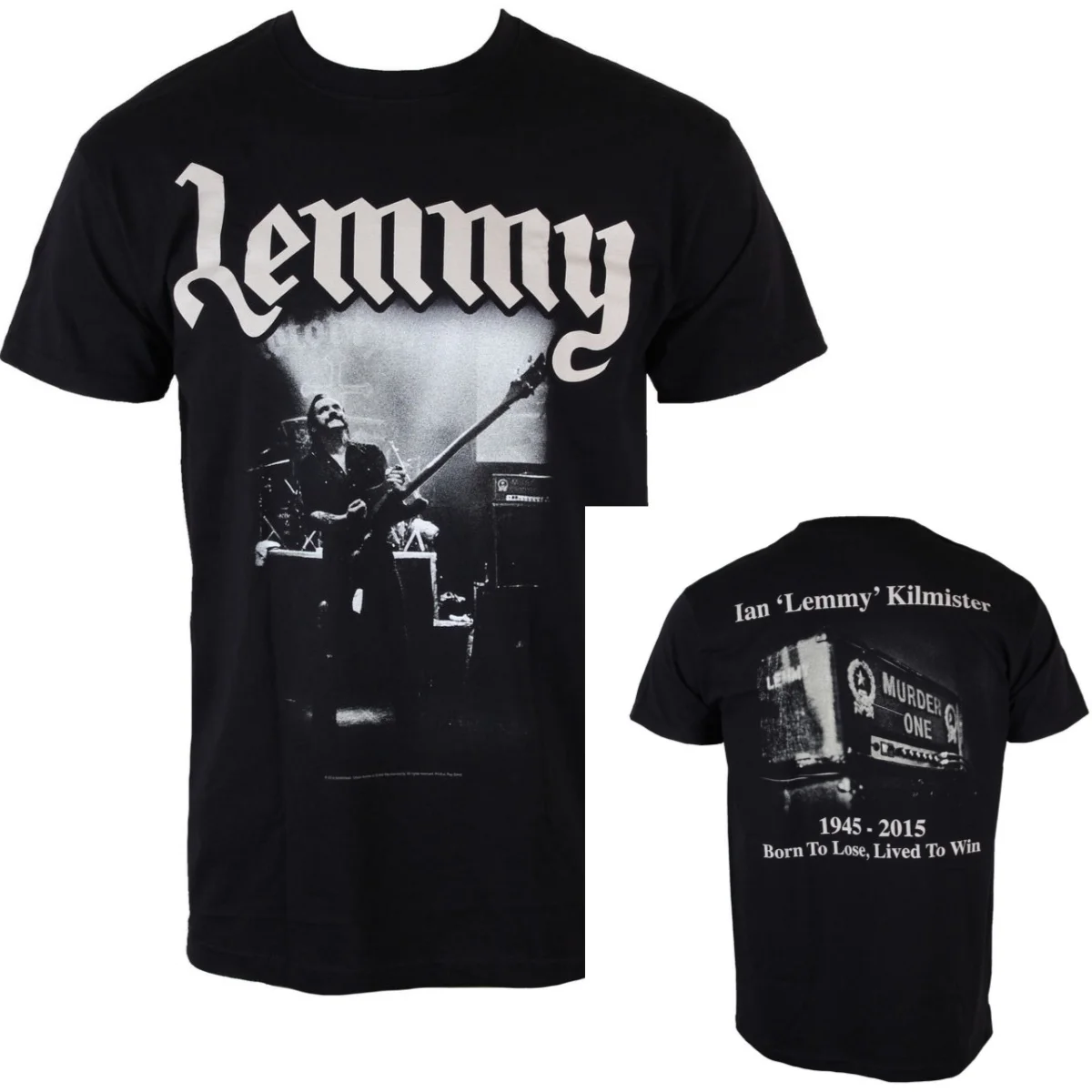 Bestes Motörhead Grafik-Baumwoll-Band-T-Shirt Unisex Sommer Kurzarm Mode Marken-Shirt Luxus Casual Vintage Tee