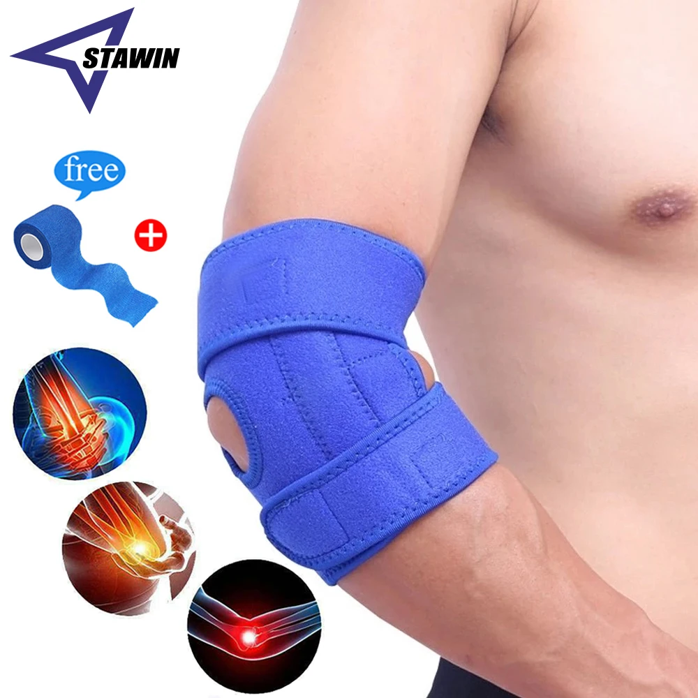 1 Pc Adjustable Tennis Elbow Support Brace, Great For Sprained Elbows