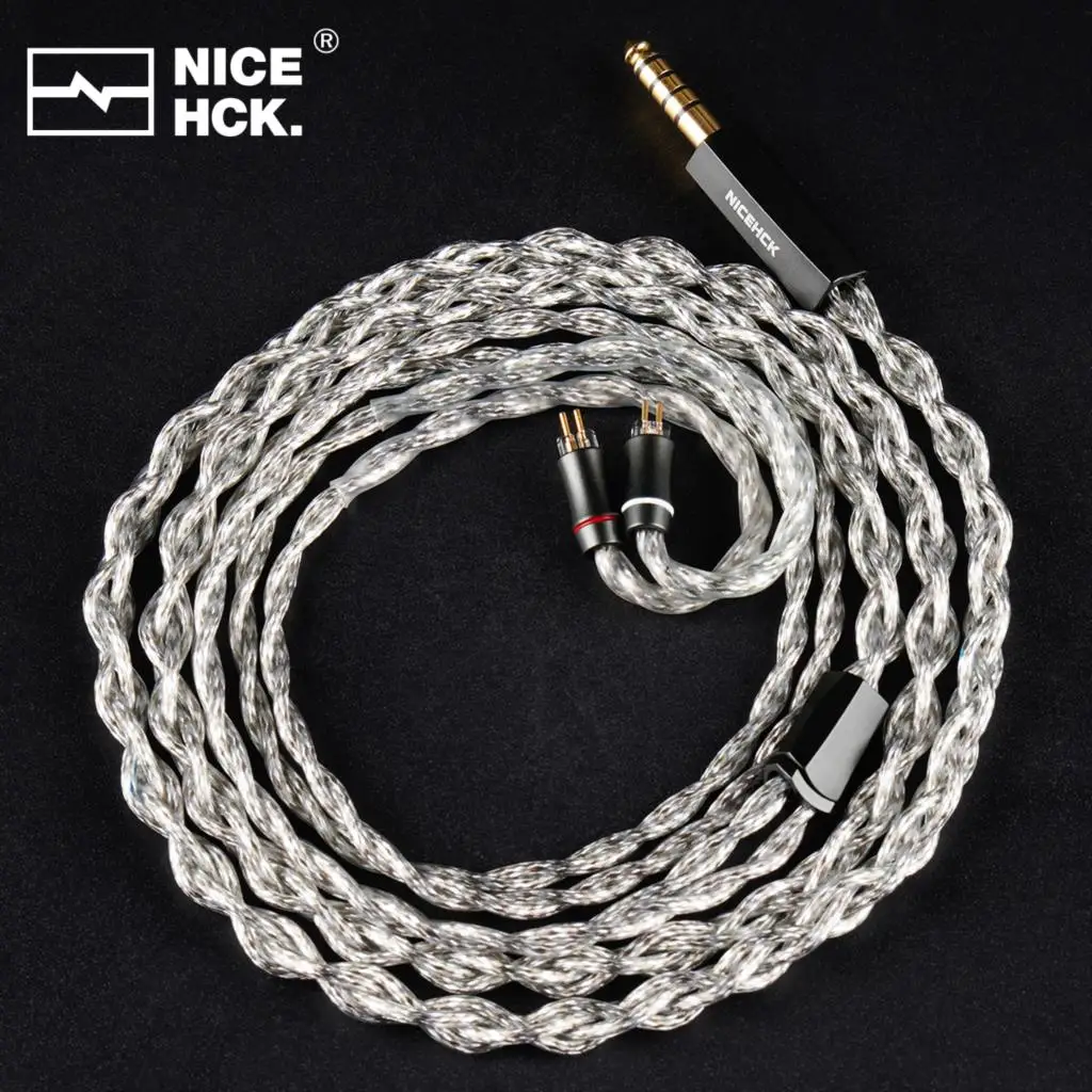 

NiceHCK GreyDragon HIFI Earbud Wire British Imported Conductor Type7S Cable MMCX/0.78mm 2Pin for Starfield Nova GK200 F1 Pro A7