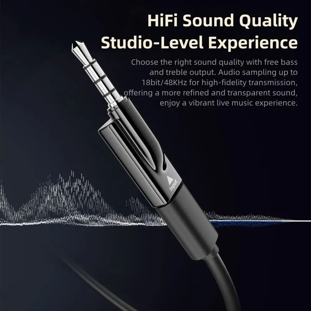 Universal HiFi Audio USB-C to 3.5mm Adapter - Plug & Play