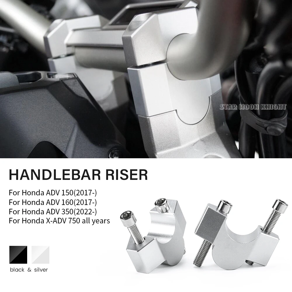 Morsetto Di Sollevamento Della Barra Della Maniglia Adattatore Di Estensione Per Honda Adv 150 Adv 350 Adv 160 X-Adv Xadv 750 Manubrio Riser Per Moto