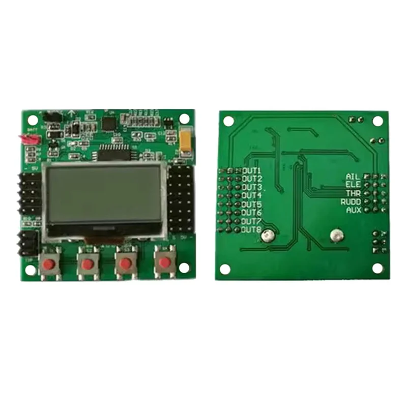 Détail du circuit imprimé du kit carte de contrôle de vol pour drone multicoptère Atmega644 MPU6050 avec soudures et composants