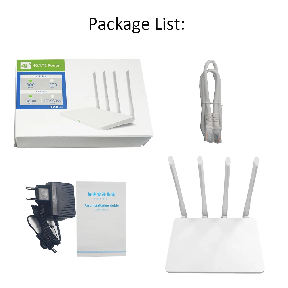Roteador Wifi Zbt para Casa Modem Wifi de Banda Dupla 360 Mbps 1200mbps Lan Wan Cartão Sim Ec200aeuha 2.4ghz 5ghz 4g Lte - Imagem 2