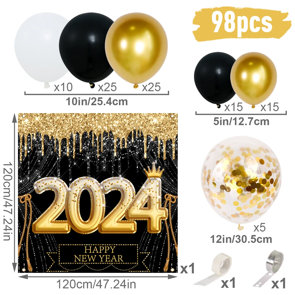 Homecoming Party Decorations, Black and Gold Backdrop Balloon, Garland  Banner, Welcome Home, Back to School, Hoco Dance Party, 2 - AliExpress