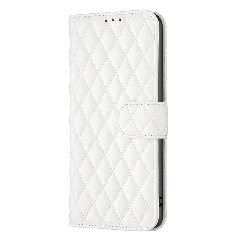 Stylish Solid Color Leather Wallet Phone Cover with Magnetic Closure
