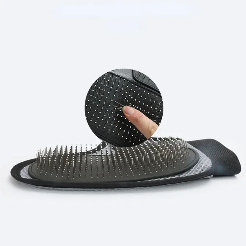Pet bath massage jerking cat gloves cat dog de-fluffing hair comb cleaning needle comb pet supplies pet grooming gloves pet hair remover gloves