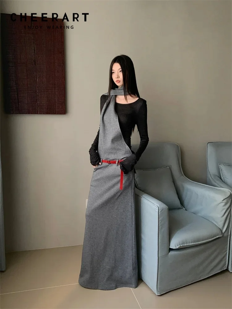 CHEERART Wasteland Designer Long Dresses 2024 Women