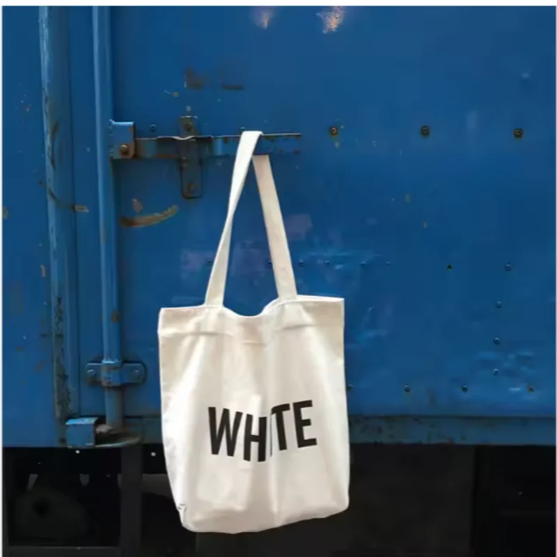 / 100PCS Printing Eco Friendly Reusable Cotton Fabric Shopping Bag Canvas Tote Women for Outdoor Packaging